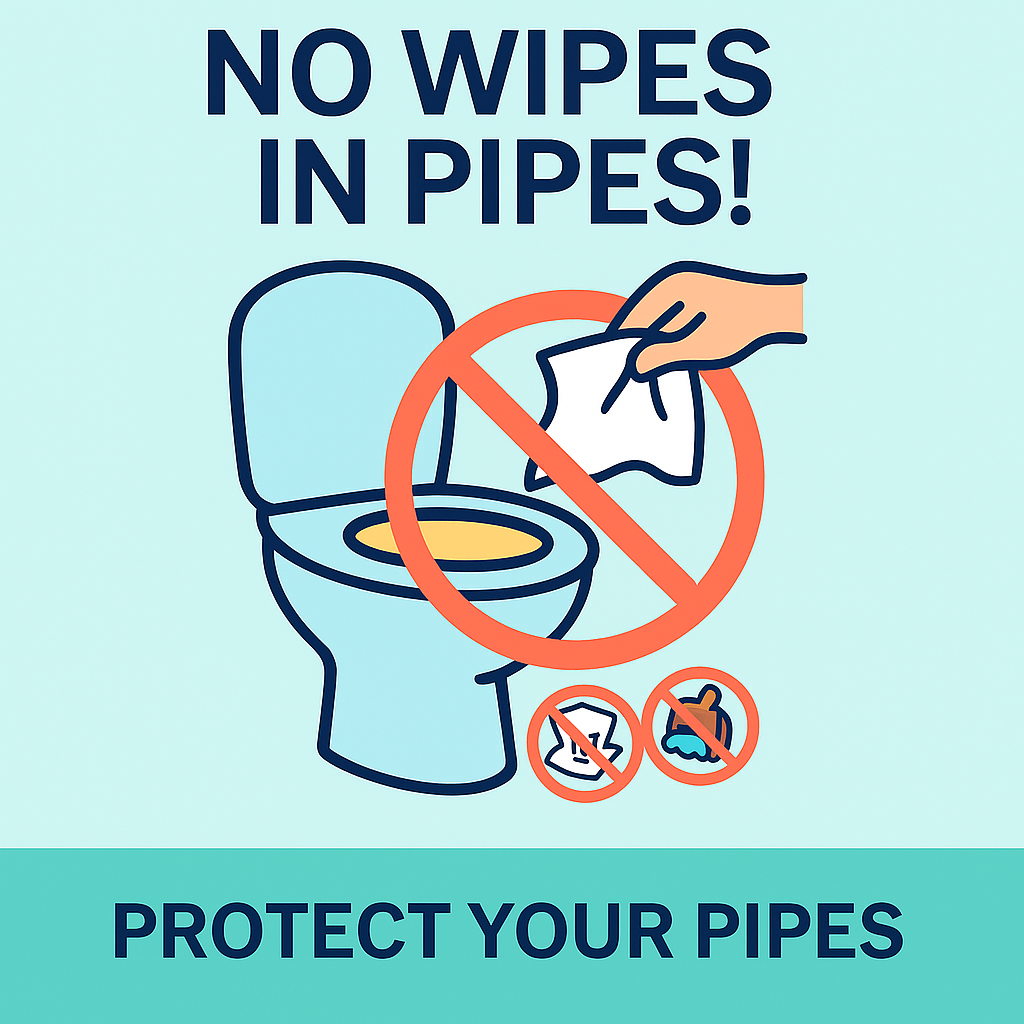 Wipes Are NOT Flushable